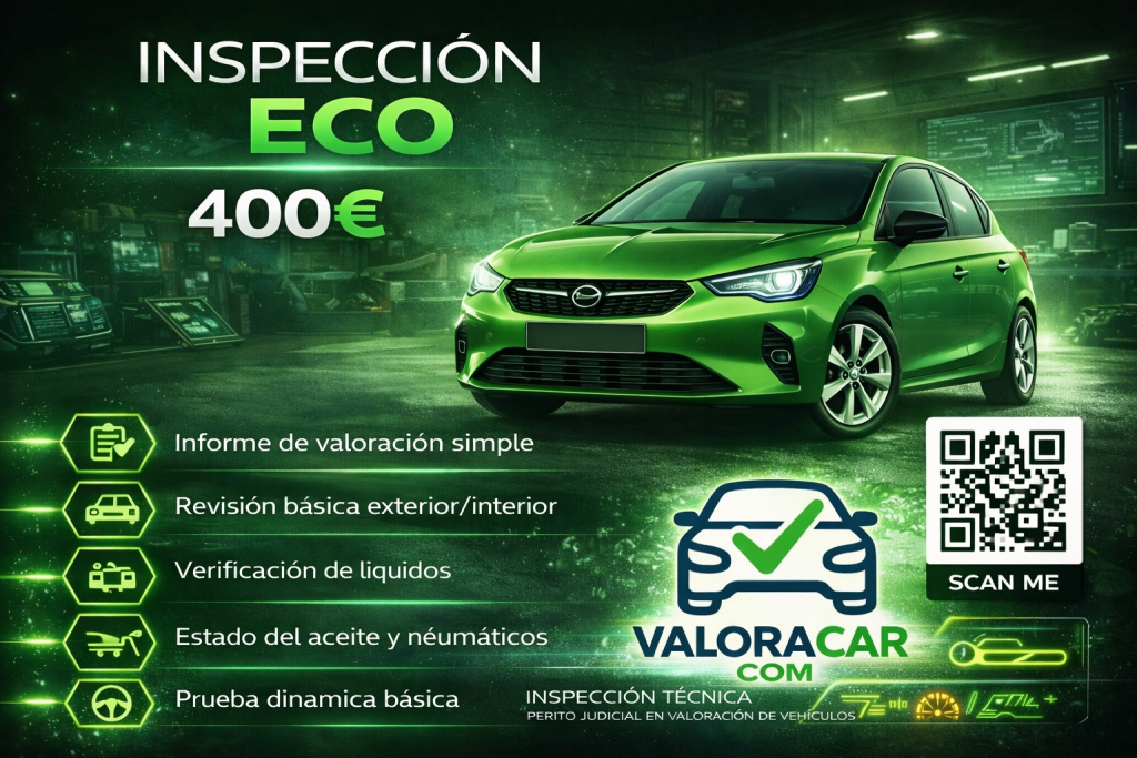 Inspeccion y valoracion y revision modo eco precompra