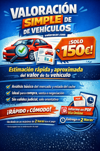 Un informe simple de valoración de vehículos por un perito judicial es un documento técnico-objetivo que determina el valor de mercado o los daños de un vehículo basado en análisis profesionales (estado, kilometraje, motor). Aunque más ágil y económico que un dictamen completo, ofrece una valoración justificada, ideal para negociaciones privadas, compraventas o reclamaciones previas a la vía judicial