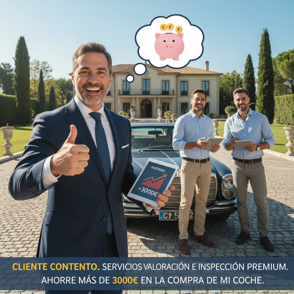 "Gracias al Servicio PREMIUM de inspección, revisión y valoración de coches a domicilio, evité comprar un vehículo que había sufrido un fuerte impacto con daños en el chasis, un detalle que el vendedor desconocía y no mencionó. De esta manera, una inversión de 700 euros me permitió ahorrar 14.000 euros al no adquirir un coche gravemente siniestrado."