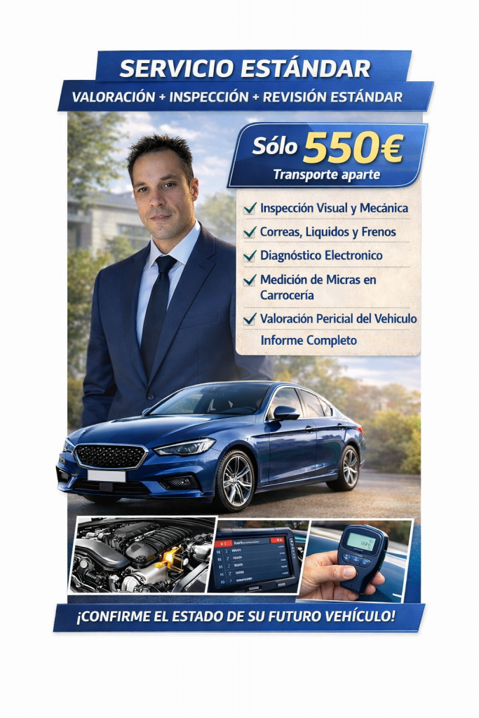 SERVICIO INSPECCION REVISION Y valoracion ESTÁNDAR PERITAJE A DOMICILIO