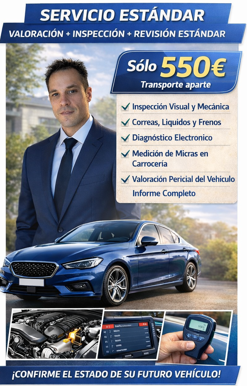 SERVICIO INSPECCION REVISION Y valoracion EST&Aacute;NDAR PERITAJE A DOMICILIO
